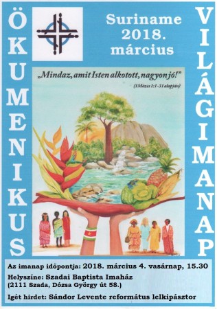 Ökumenikus Világimanap 2018